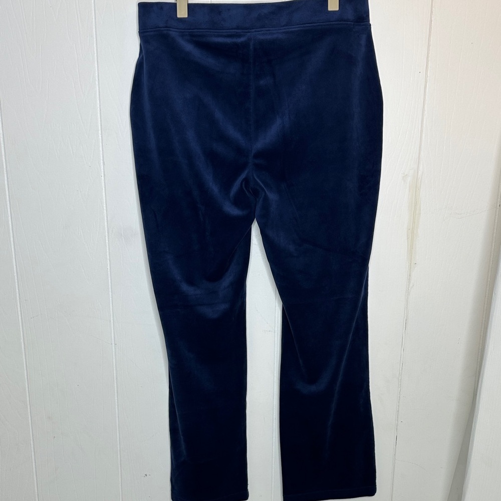Juicy Couture Royal Blue Velour Wide Leg Pants - Picture 6 of 10